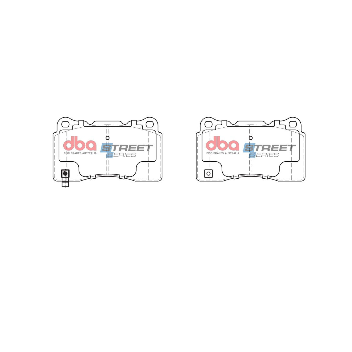 DBA Street Series Brake Pad Set Front DB1678SS