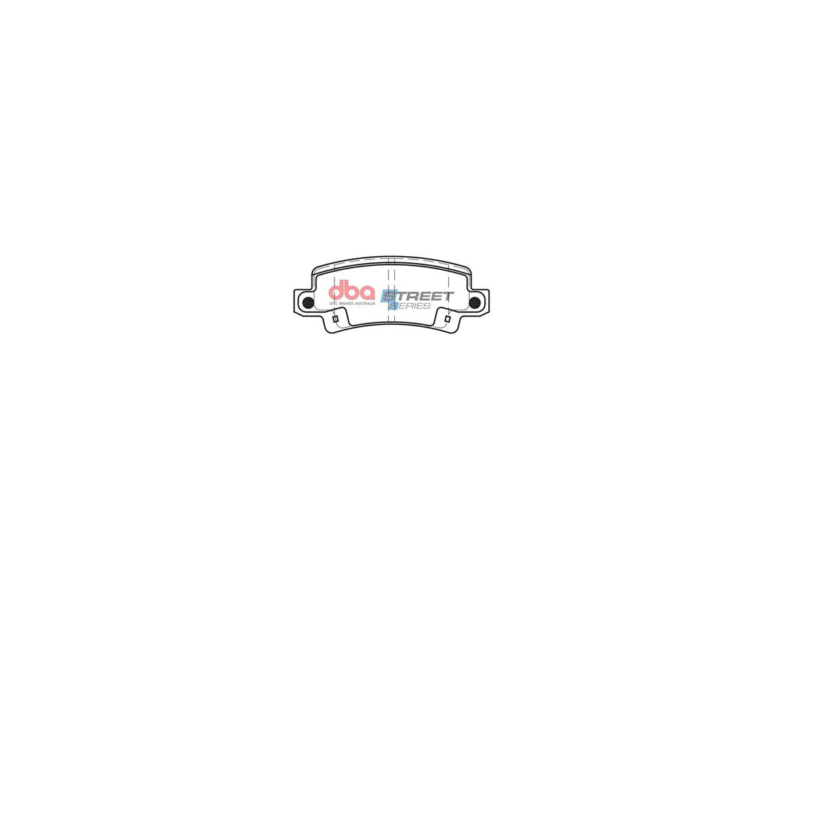 DBA Street Series Brake Pad Set Rear DB1920SS