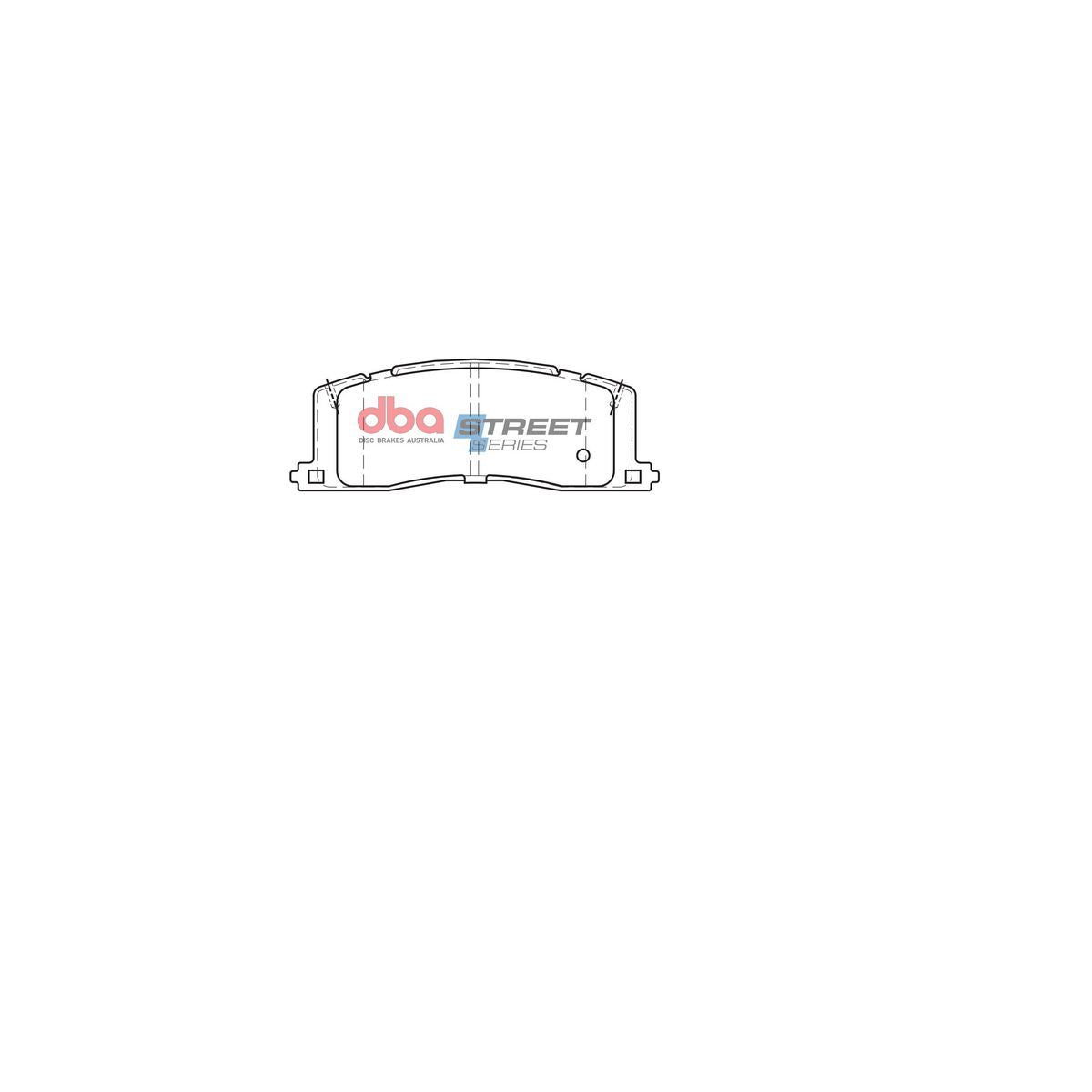 DBA Street Series Brake Pad Set Rear DB1213SS