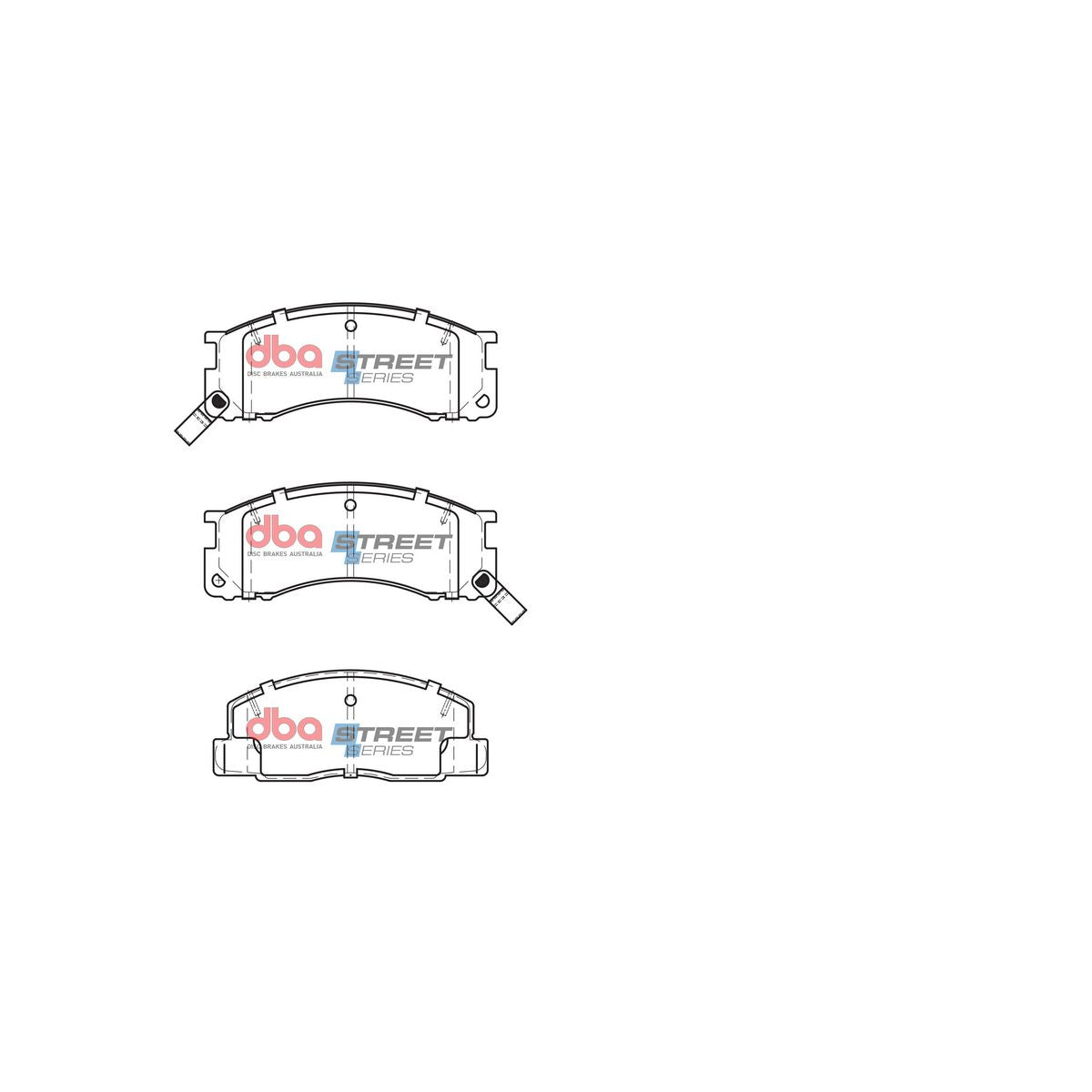 DBA Street Series Brake Pad Set Front DB1215SS