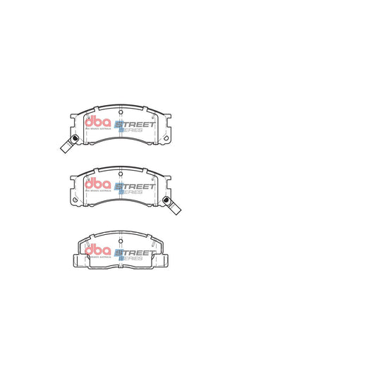 DBA Street Series Brake Pad Set Front DB1215SS