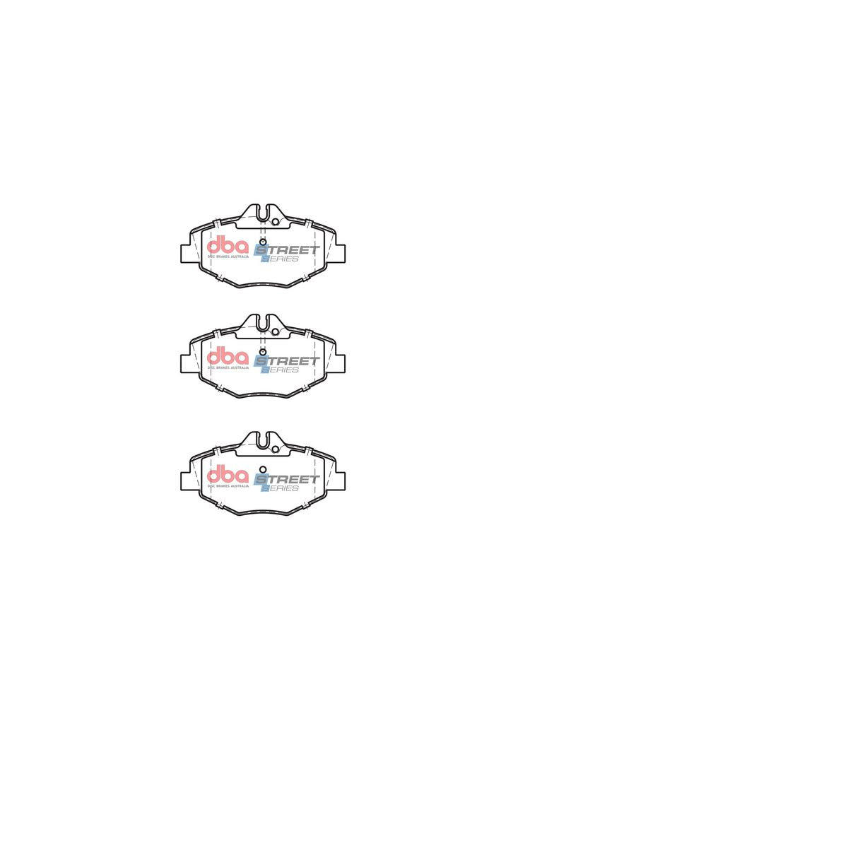 DBA Street Series Brake Pad Set Front DB1667SS