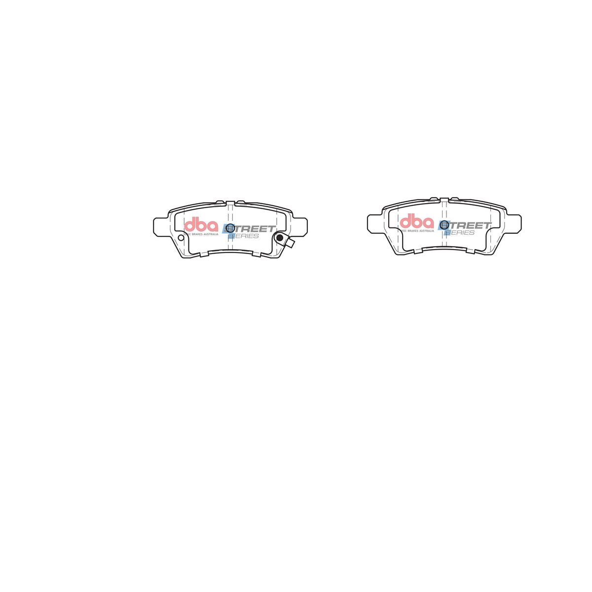 DBA Street Series Brake Pad Set Rear DB1919SS