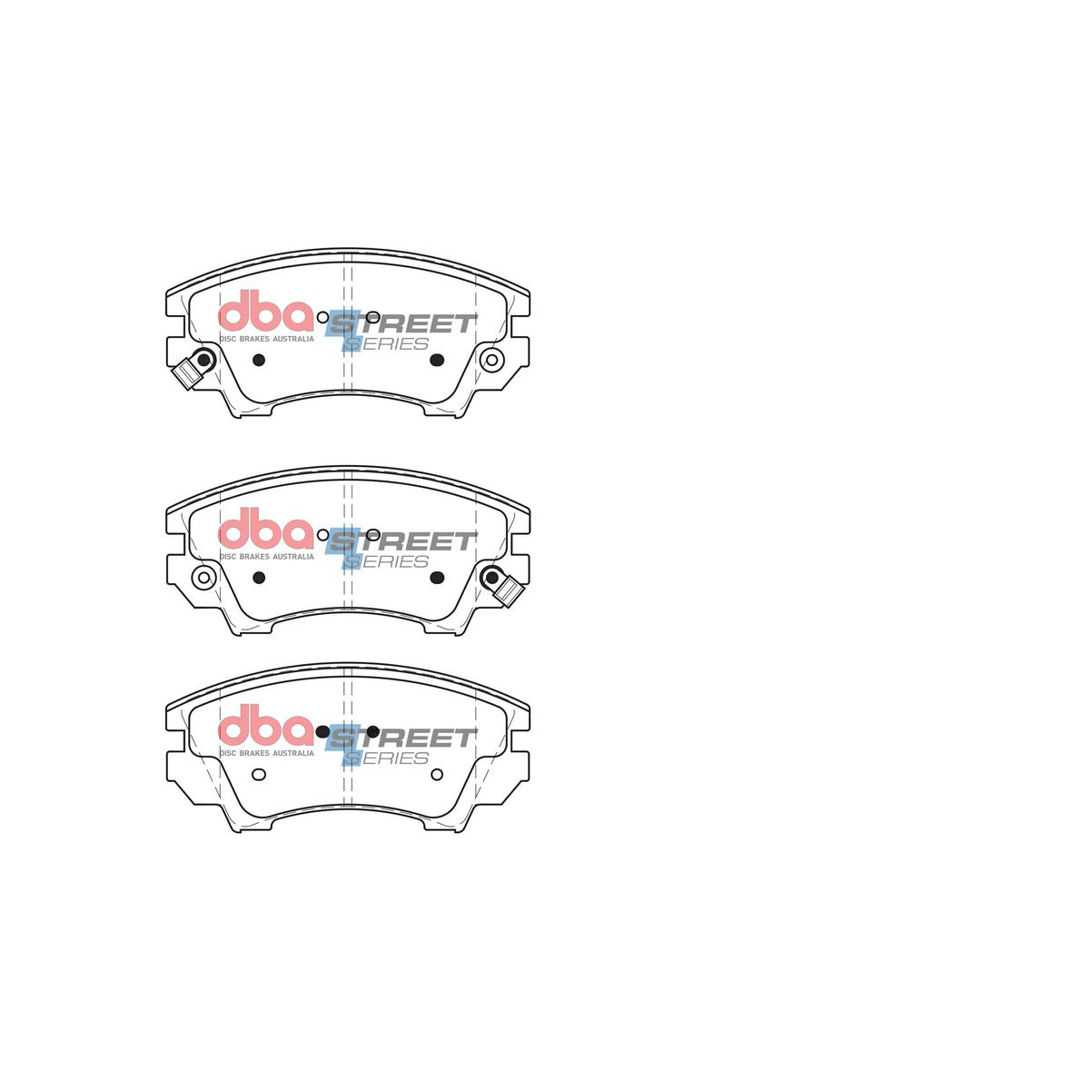 DBA Street Series Brake Pad Set Rear DB1925SS