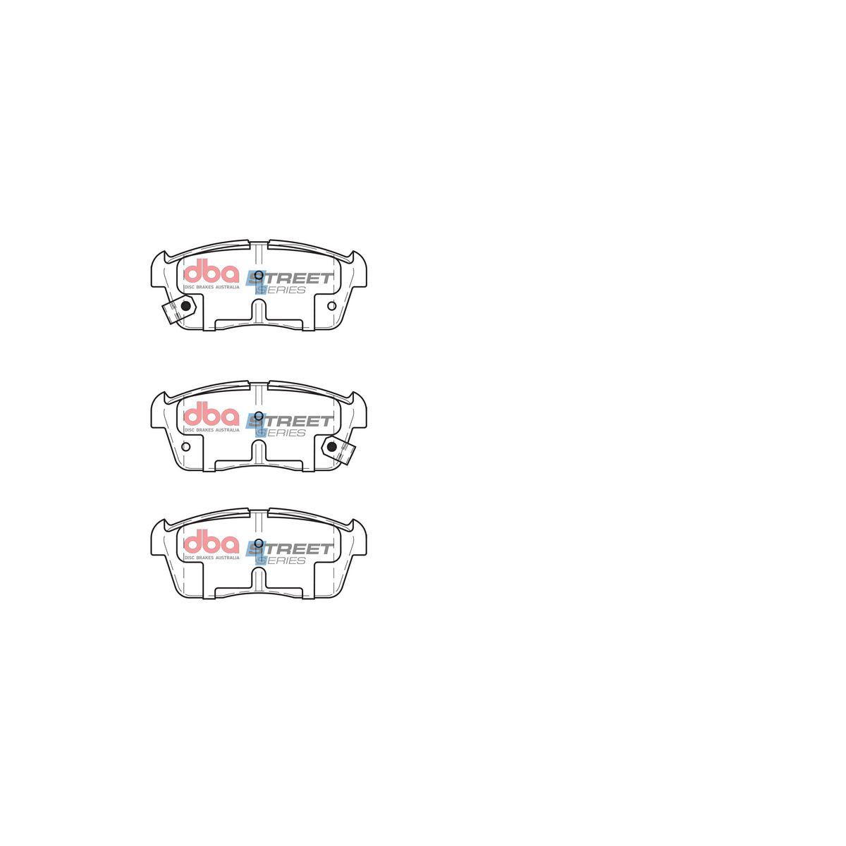 DBA Street Series Brake Pad Set Front DB1674SS