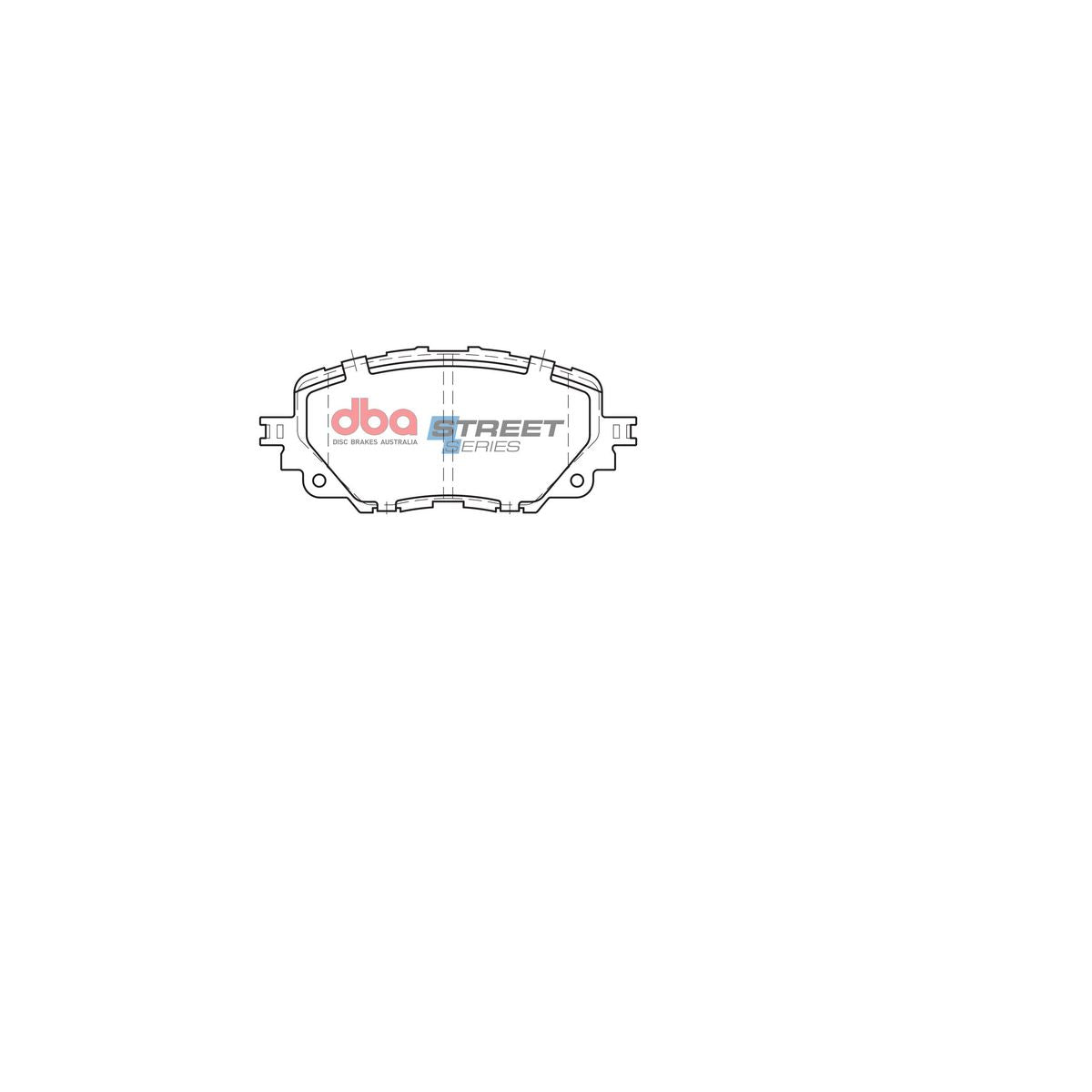 DBA Street Series Brake Pad Set Front DB2441SS