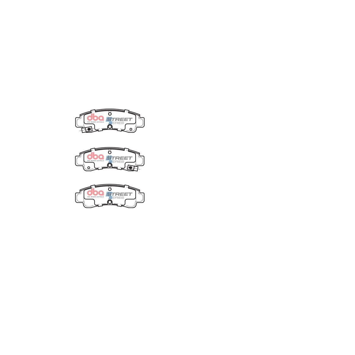 DBA Street Series Brake Pad Set Rear DB1211SS