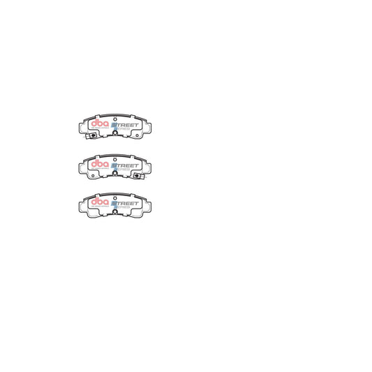 DBA Street Series Brake Pad Set Rear DB1211SS