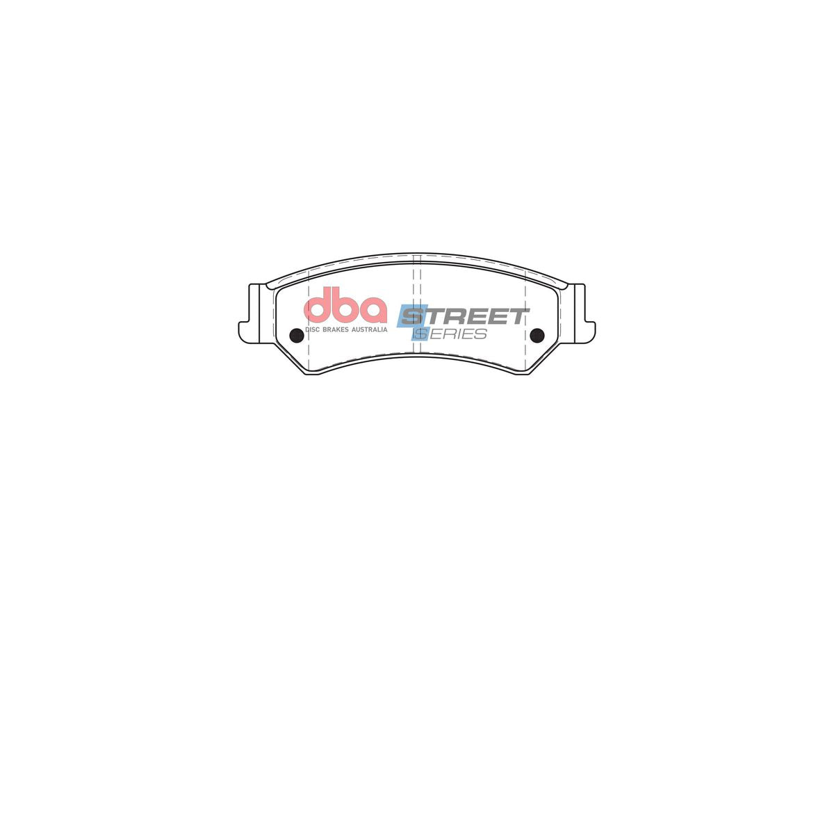 DBA Street Series Brake Pad Set Rear DB1675SS