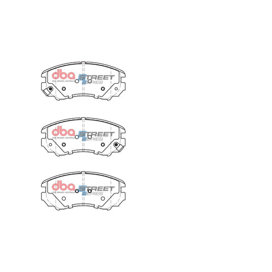 DBA Street Series Brake Pad Set Front DB1924SS