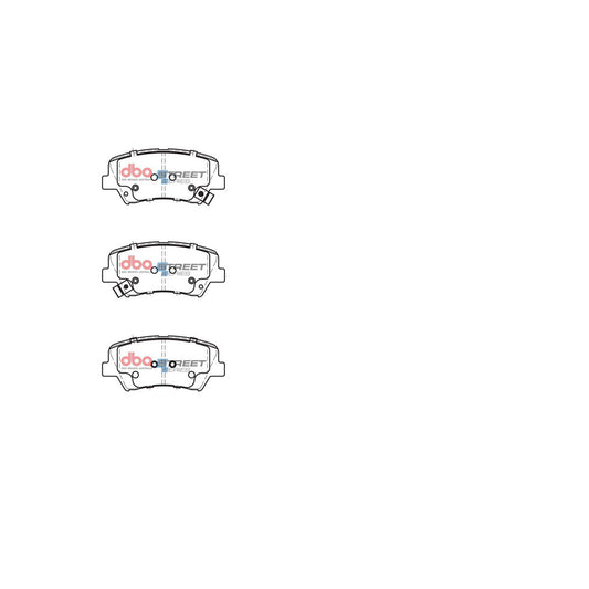 DBA Street Series Brake Pad Set Front DB2443SS