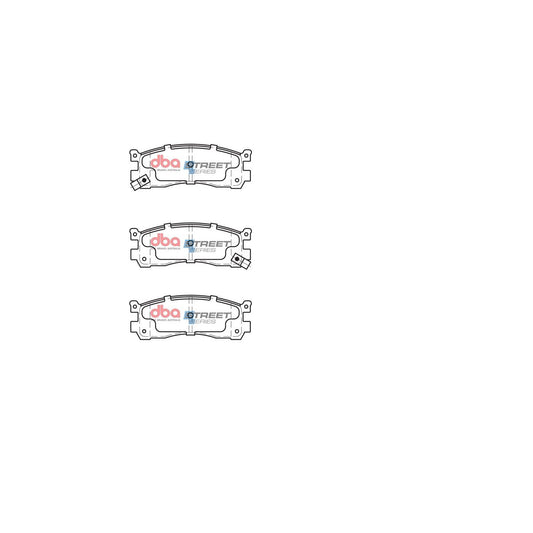 DBA Street Series Brake Pad Set Rear DB1222SS