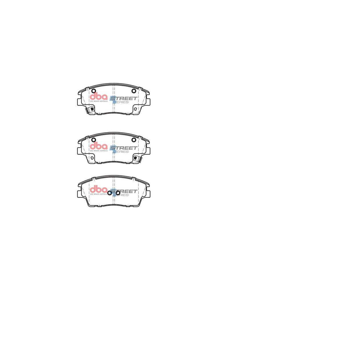 DBA Street Series Brake Pad Set Front DB2424SS