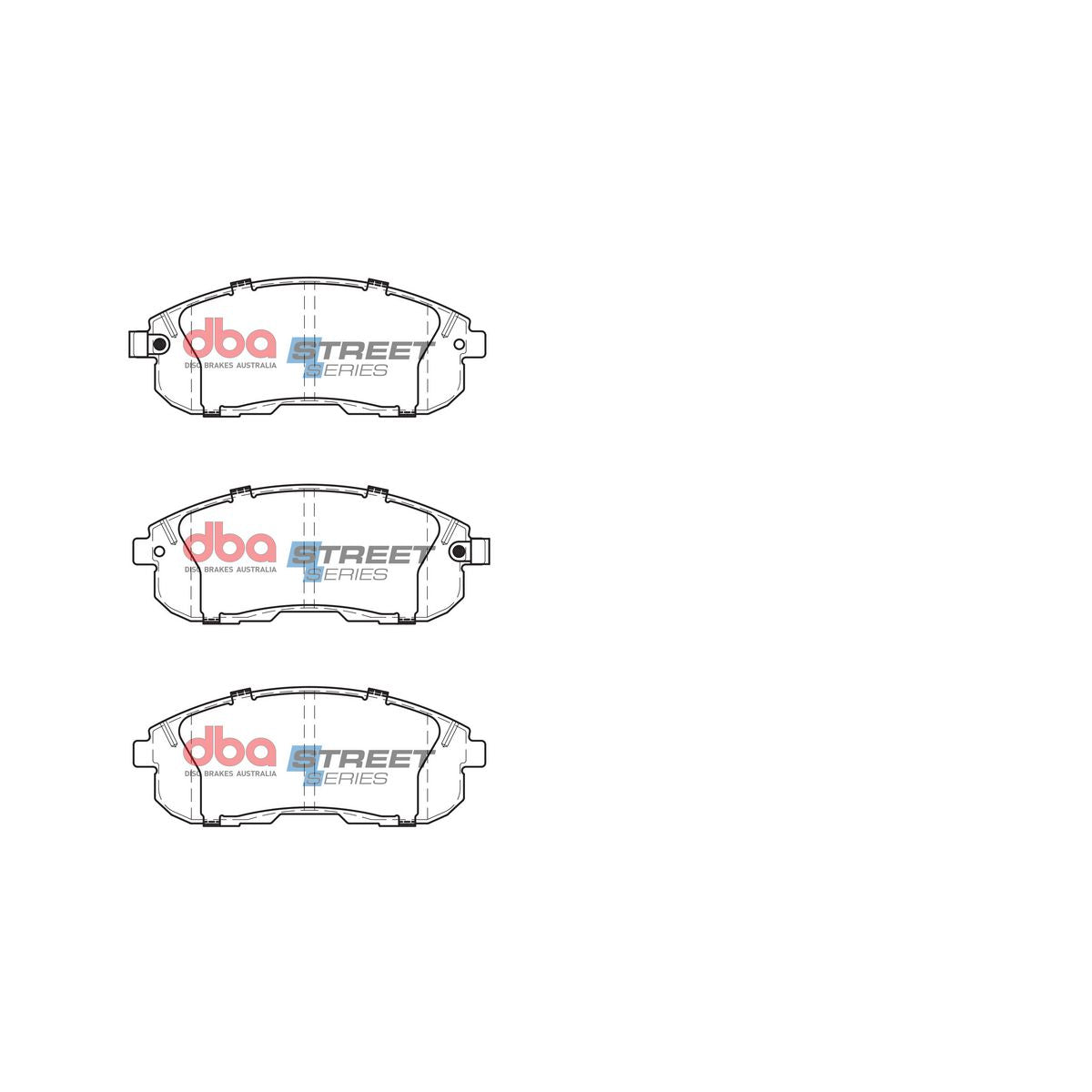 DBA Street Series Brake Pad Set Front DB1232SS