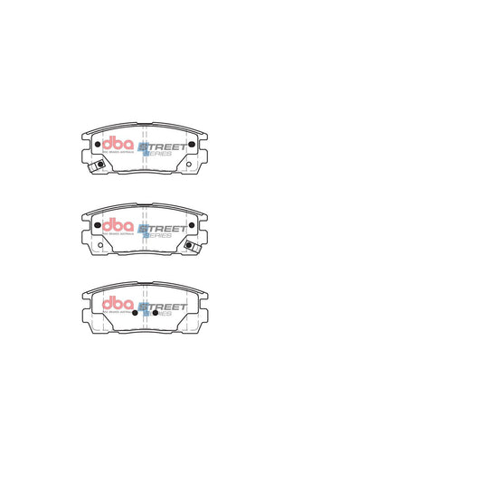 DBA Street Series Brake Pad Set Rear DB1862SS