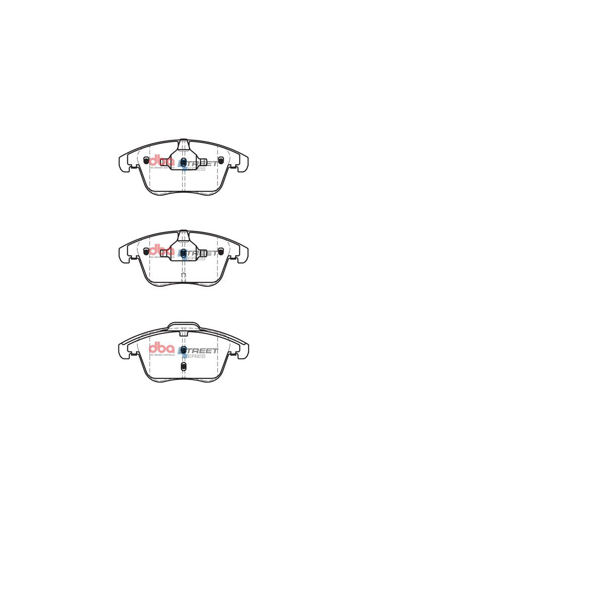 DBA Street Series Brake Pad Set Front DB2184SS