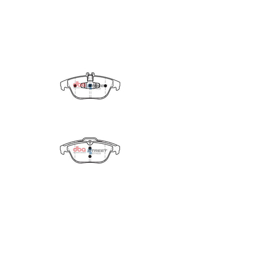DBA Street Series Brake Pad Set Rear DB2182SS