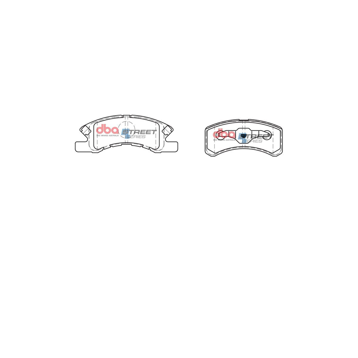 DBA Street Series Brake Pad Set Front DB1912SS