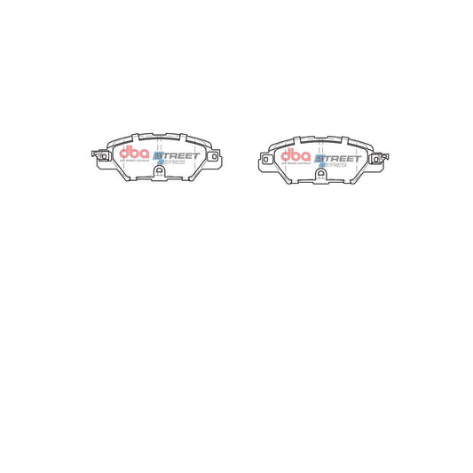 DBA Street Series Brake Pad Set Rear DB2414SS