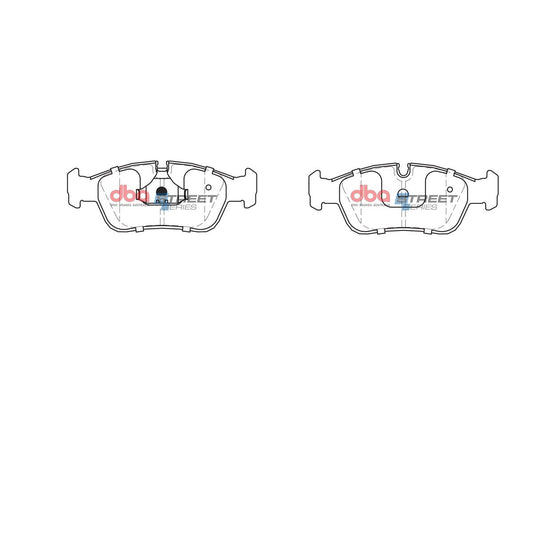 DBA Street Series Brake Pad Set Front DB1224SS
