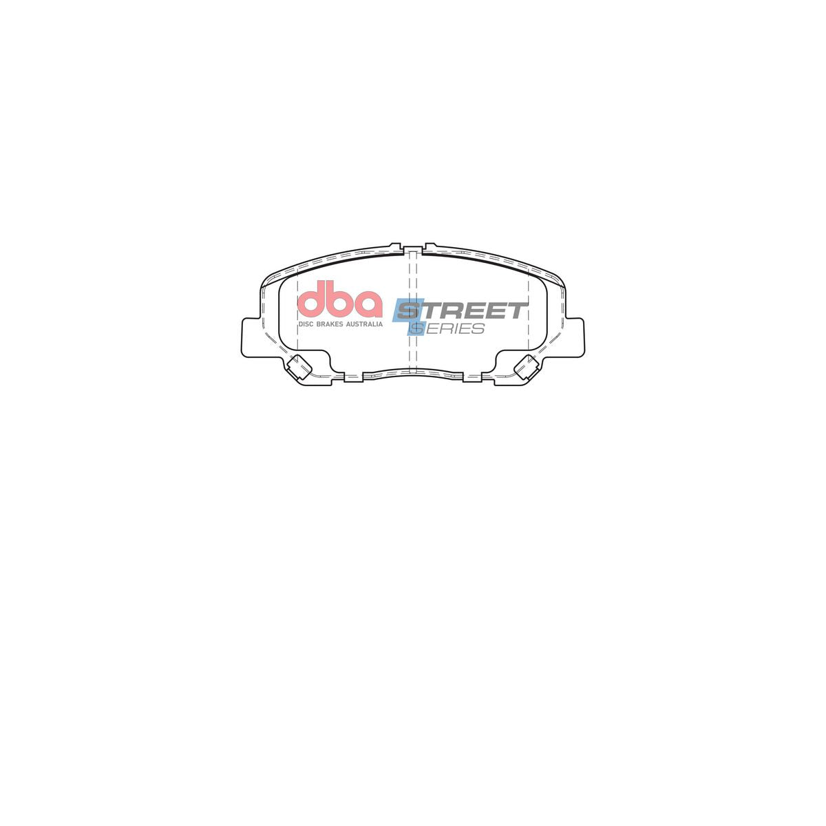 DBA Street Series Brake Pad Set Front DB1913SS