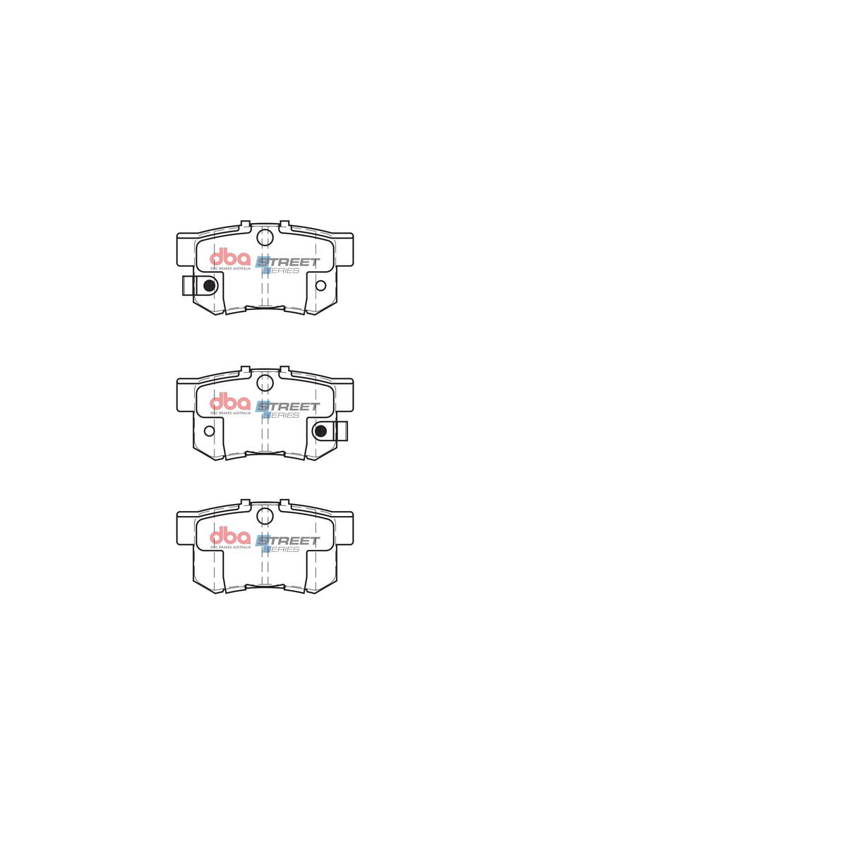 DBA Street Series Brake Pad Set Rear DB1230SS