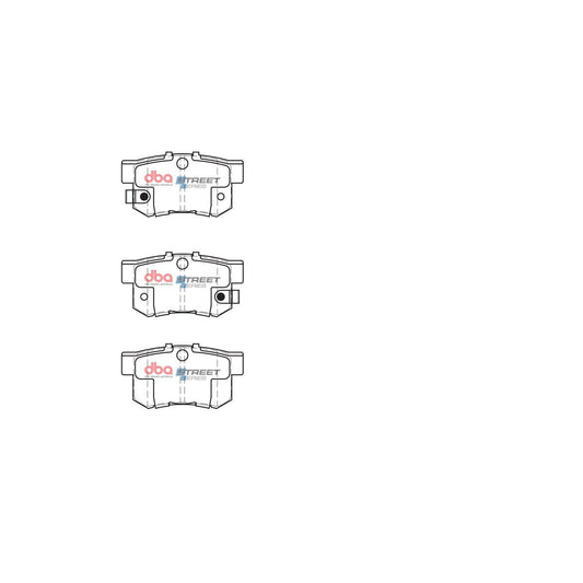 DBA Street Series Brake Pad Set Rear DB1230SS