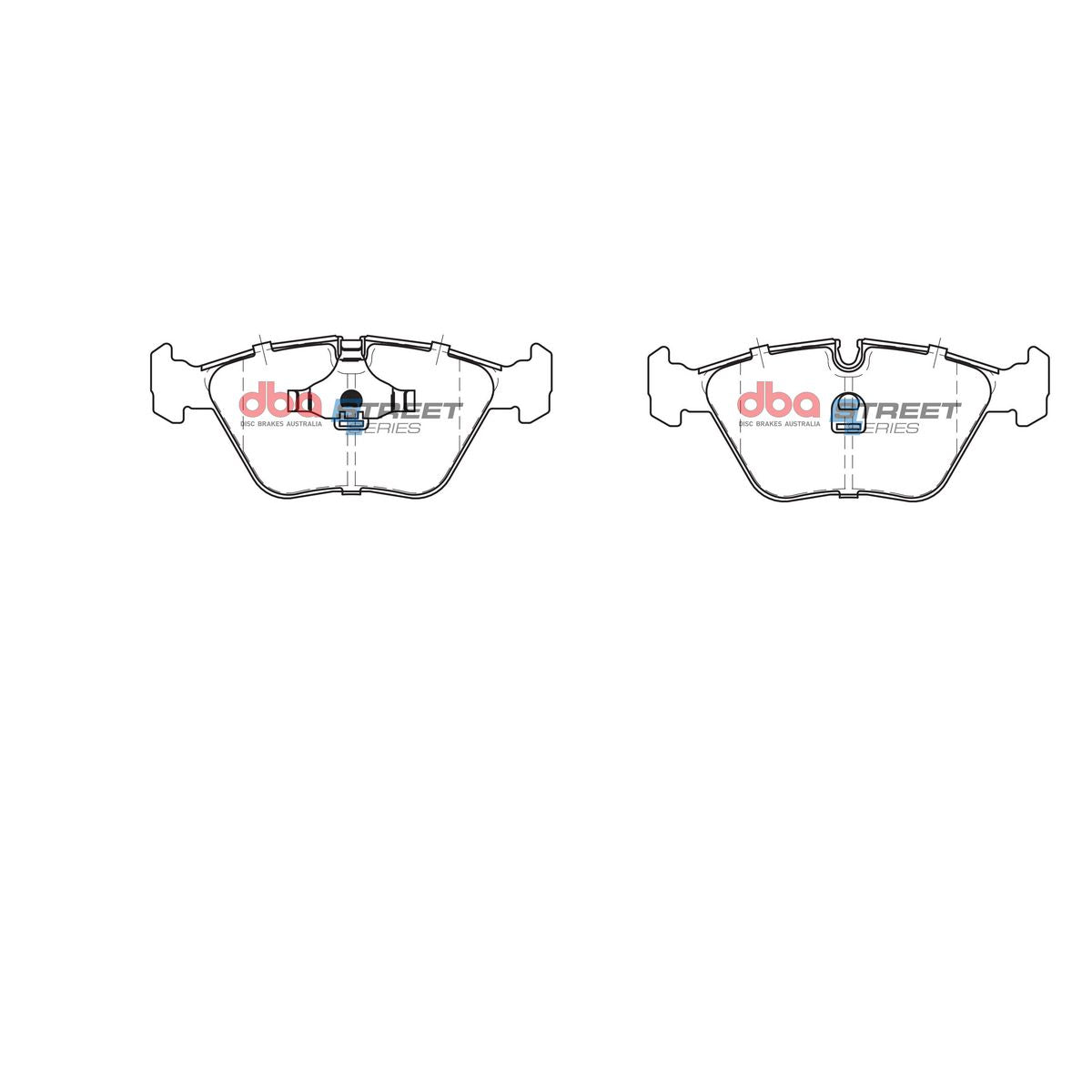 DBA Street Series Brake Pad Set Front DB1242SS