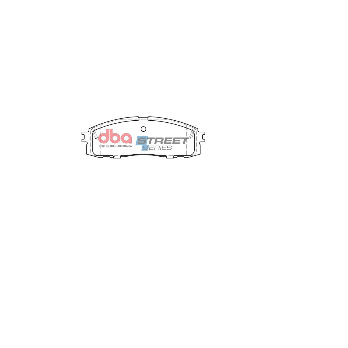 DBA Street Series Brake Pad Set Rear DB1244SS