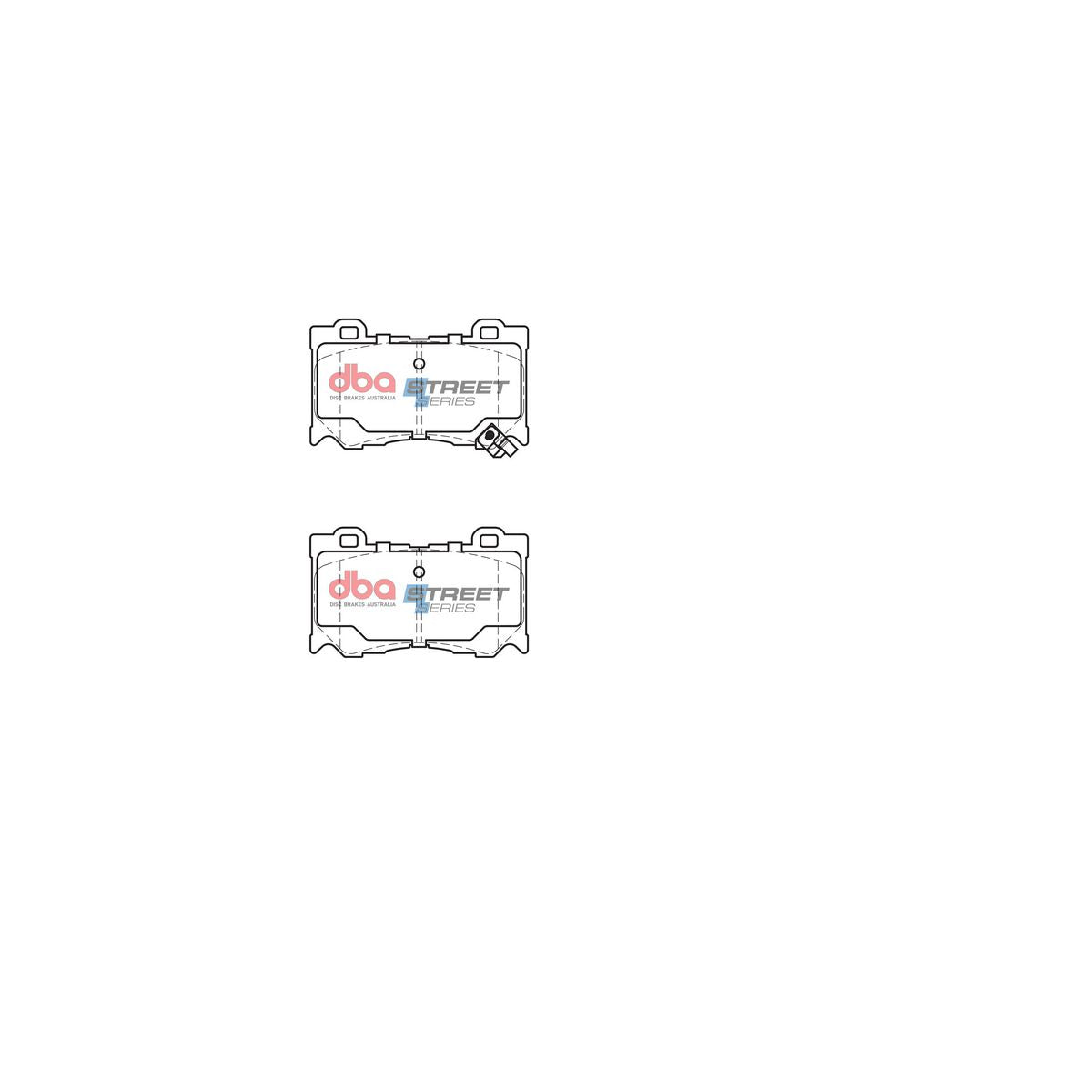 DBA Street Series Brake Pad Set Front DB2400SS