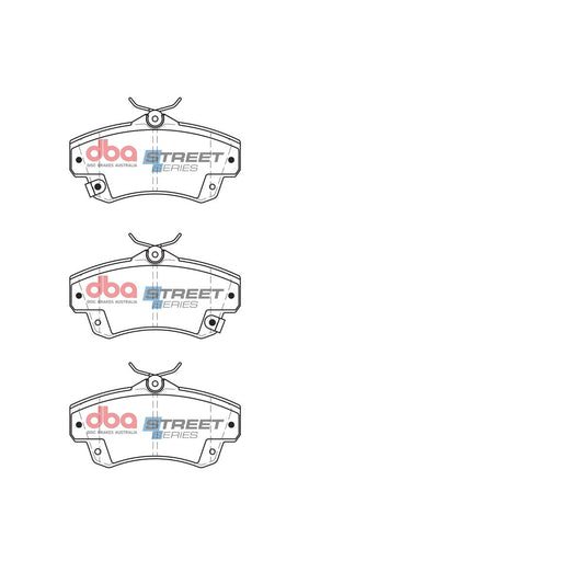 DBA Street Series Brake Pad Set Front DB1855SS