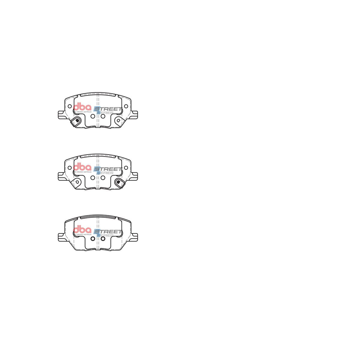 DBA Street Series Brake Pad Set Front DB2399SS