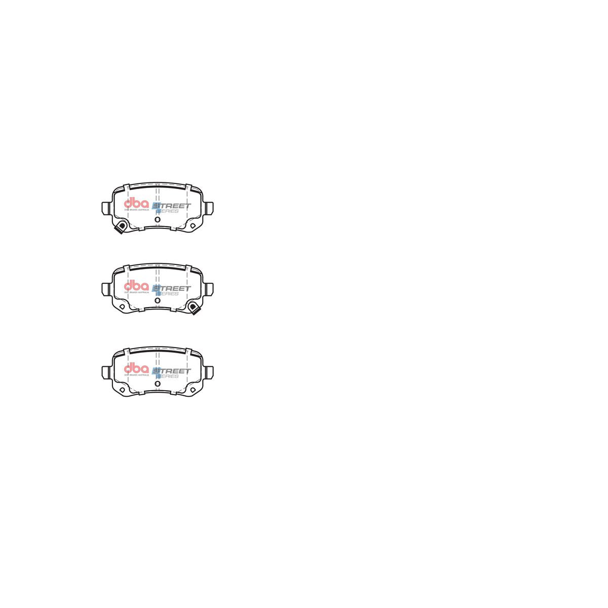 DBA Street Series Brake Pad Set Rear DB2152SS
