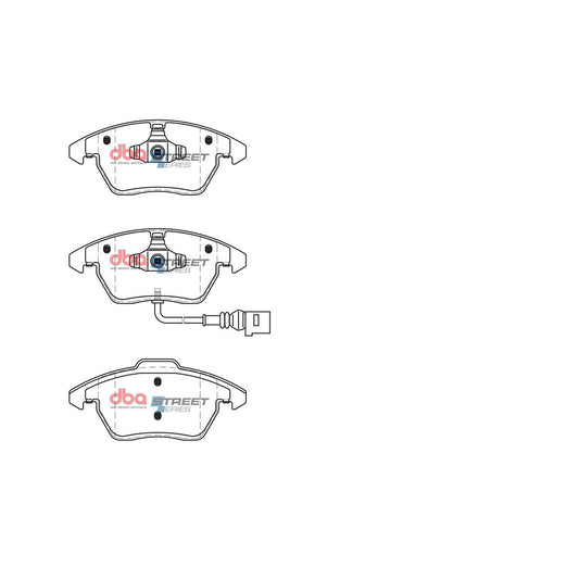 DBA Street Series Brake Pad Set Front DB1849SS