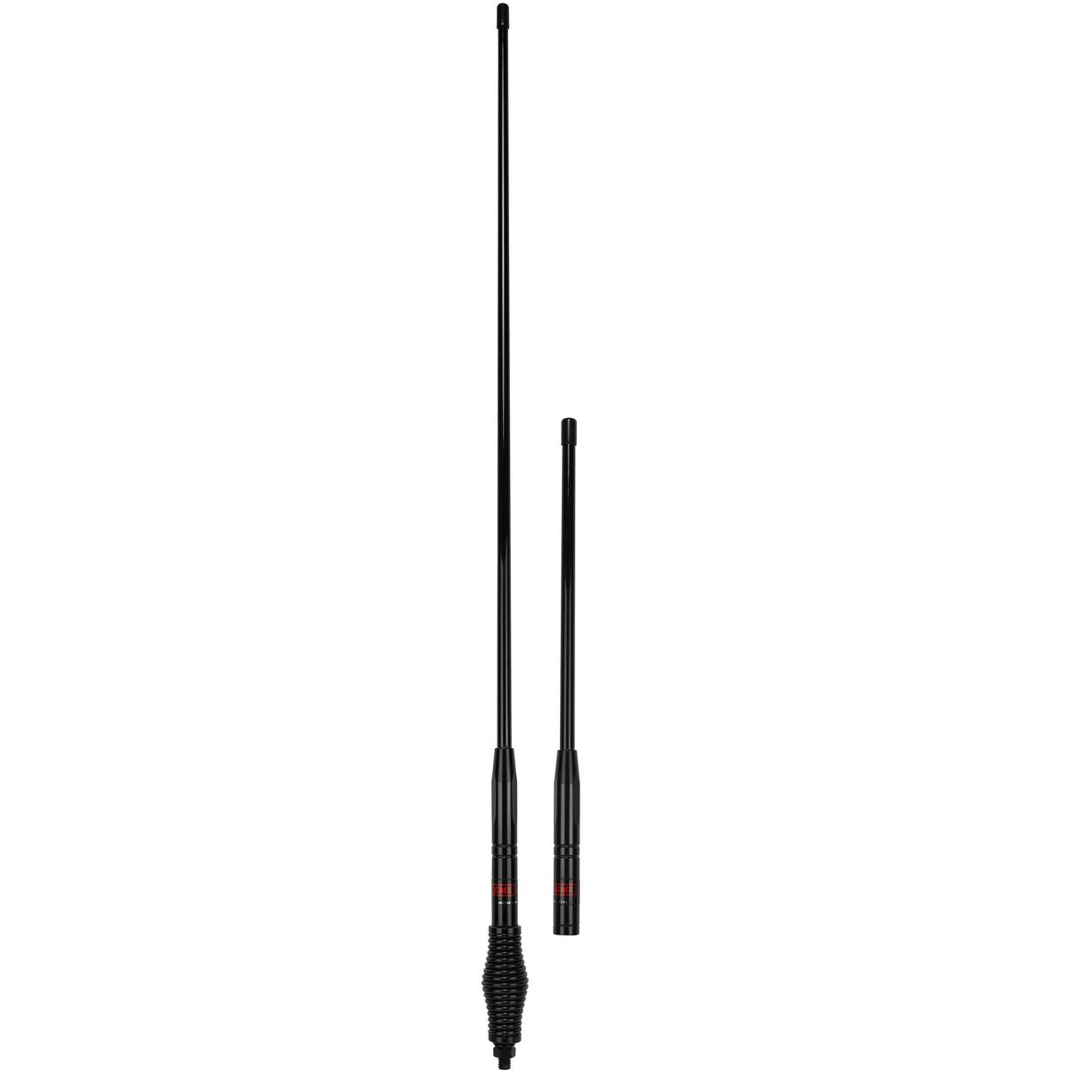 GME UHF CB Medium Duty All Terrain Antenna Pack 2.1dB & 6.6dB Black AE4702BTP