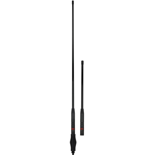 GME UHF CB Medium Duty All Terrain Antenna Pack 2.1dB & 6.6dB Black AE4702BTP
