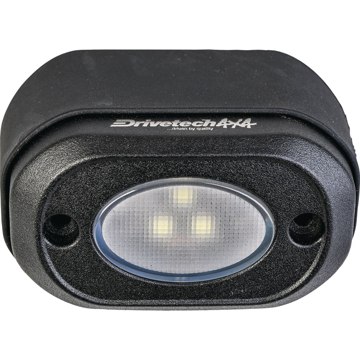 Drivetech 4x4 Rock Light 3x3W White LED IP69K DTWL3OVL