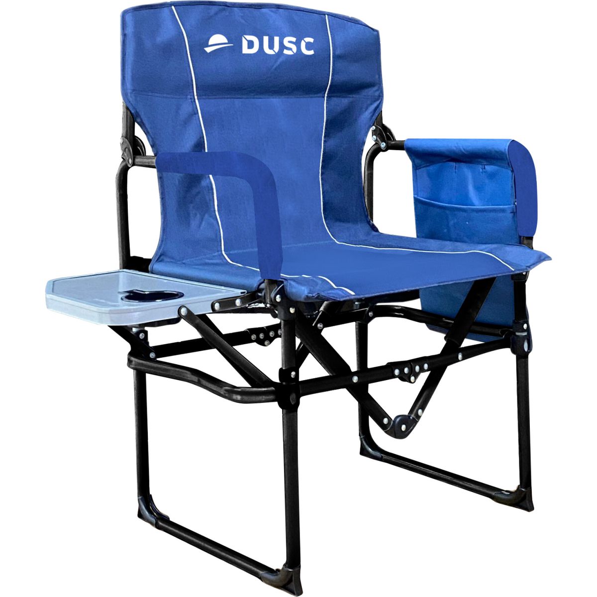 DUSC Directors Camping Chair with Side Table
