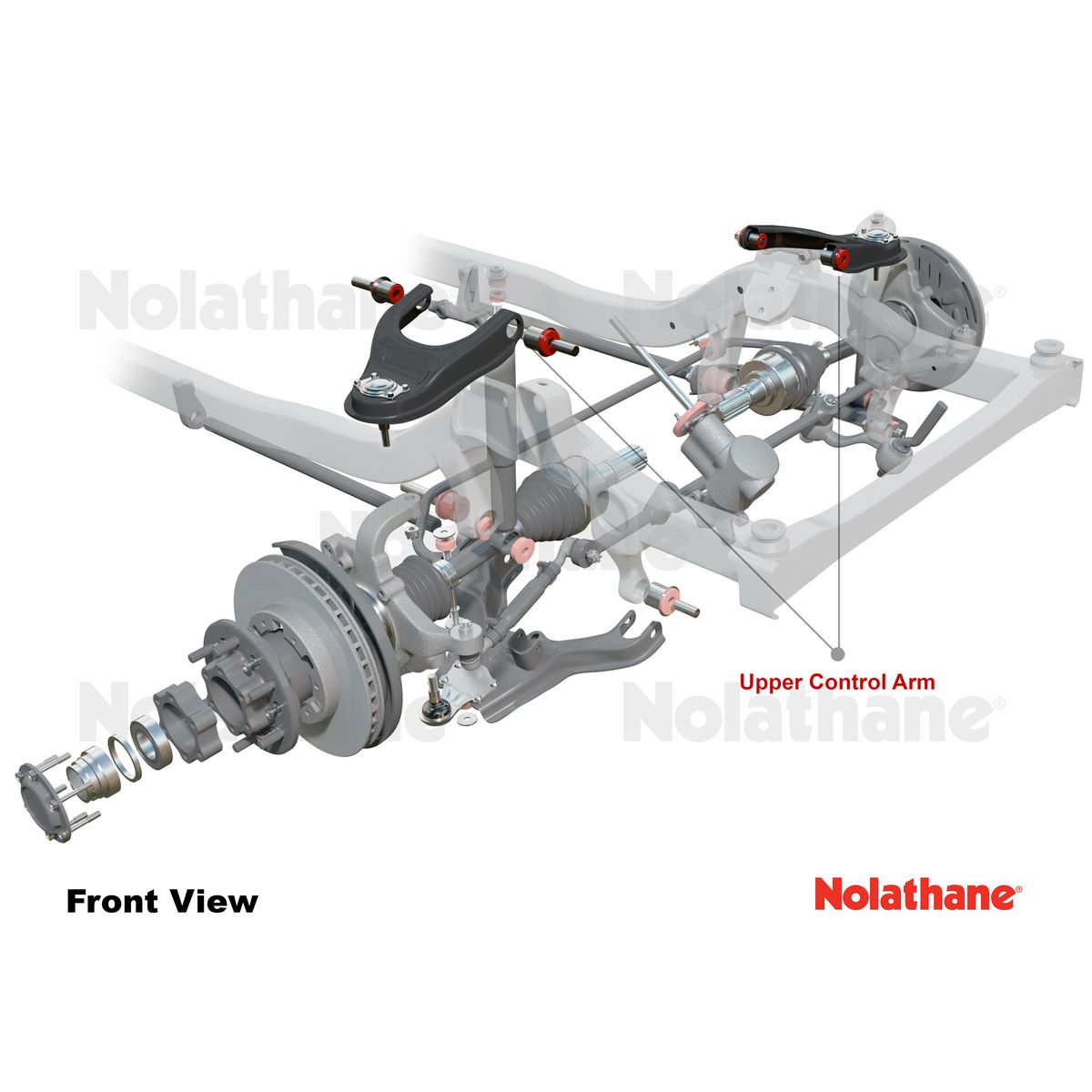 Nolathane Control Arm Front Left Upper 459106L
