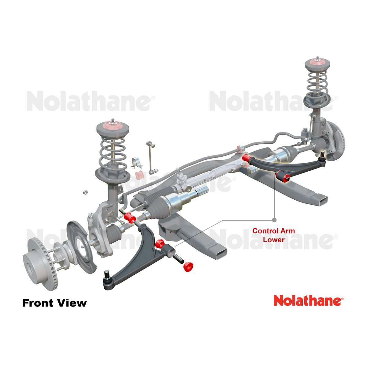 Nolathane Control Arm Front Left Lower 45942L