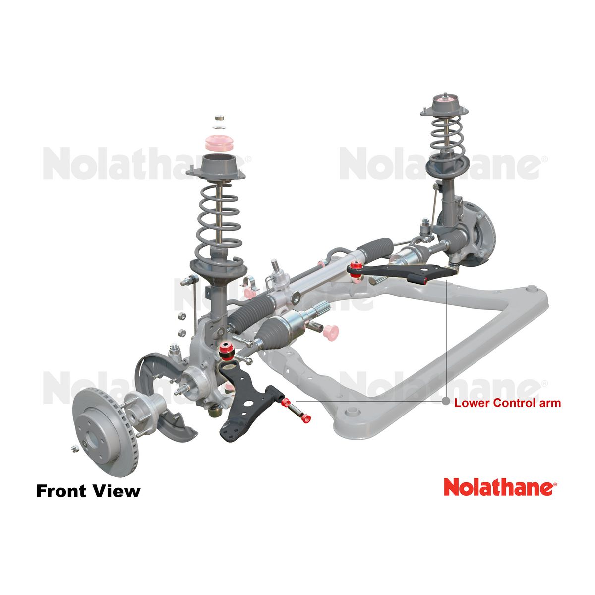 Nolathane Control Arm Front Right Lower 45951R