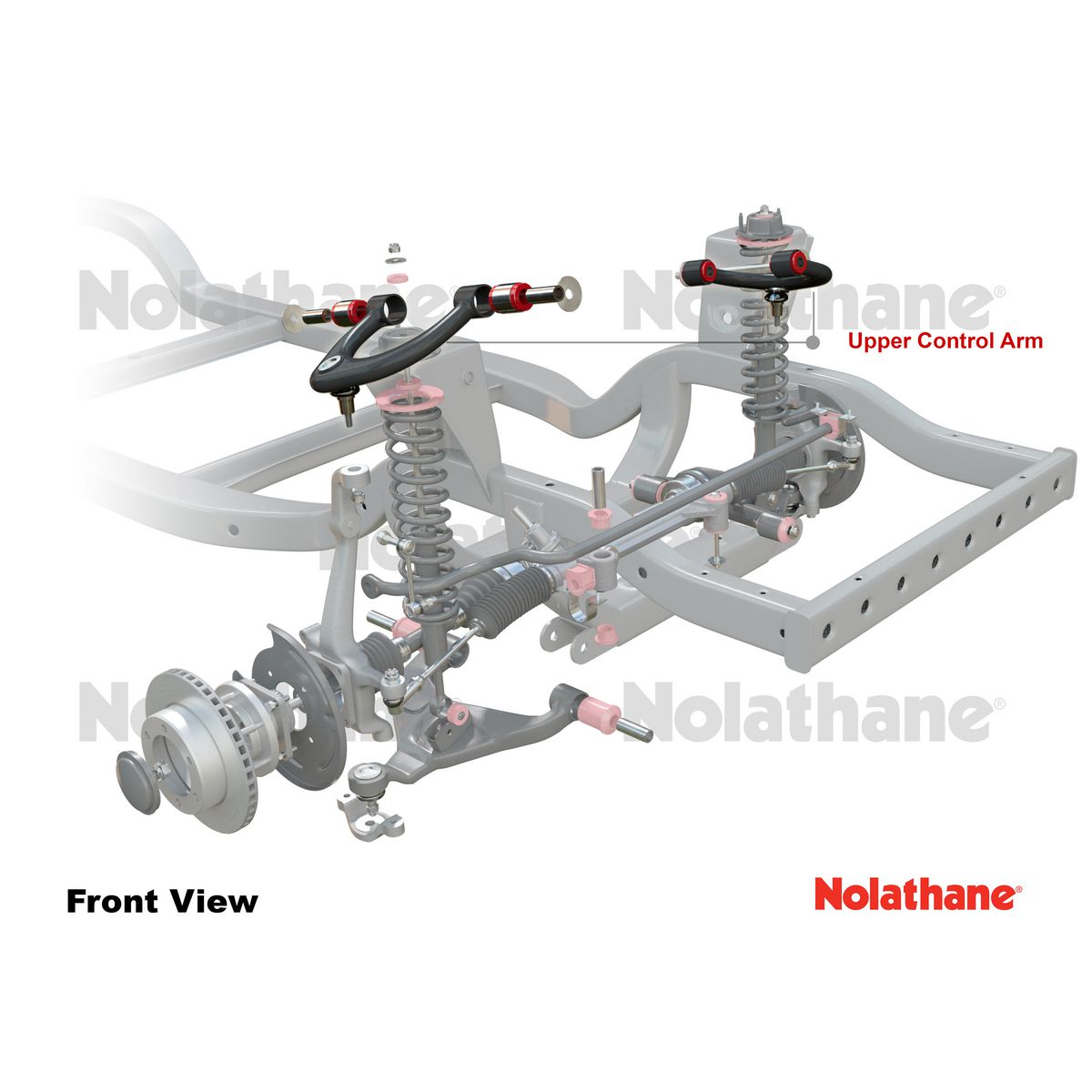 Nolathane Control Arm Front Left Upper 45968L