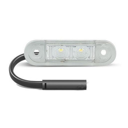 LED Autolamps Licence Plate Lamp White 12-24V 7922WMCSB