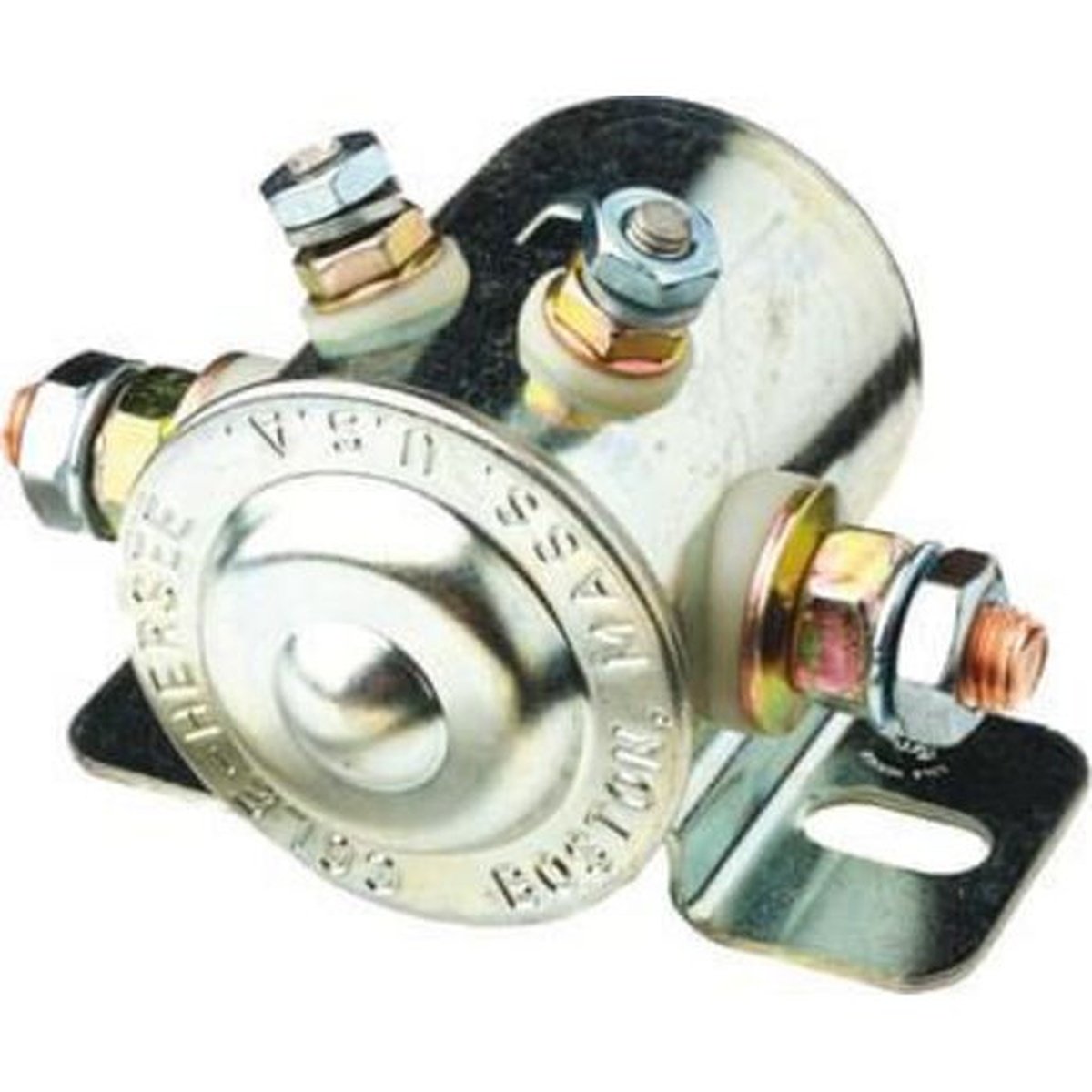 Cole Hersee Continuous Duty Solenoid 24V 200A Normally Open Silver (Box of 1) 24214BX