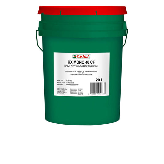 Castrol RX Mono 40 CF Diesel Engine Oil 20L 3425563