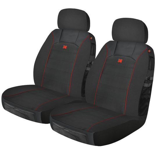 Maxi Trac 4x4 Neoprene Grey Car Seat Covers Front Pair