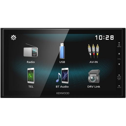 Kenwood 6.8In Touchscreen Head Unit With Android Mirroring DMX1025BT