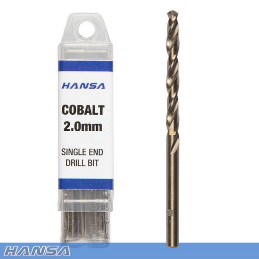 HANSA Cobalt 2.0mm Drill Bit (10 Pack) HDB-2CSE