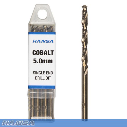 HANSA Cobalt 5.0mm Drill Bit (10 Pack) HDB-5CSE