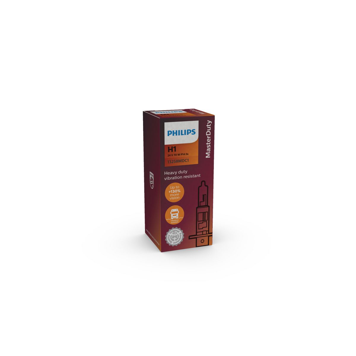 Philips MasterDuty H1 Heavy Duty Globe P14 5S 24V 70W (1Pk)